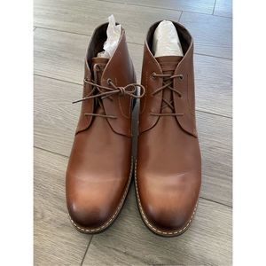 Rockport Classic Break Leather Chukka Boots Shoes Mens Size 14 Brown V81656